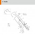 Stihl MB 443.0 T 1 Speed Gearing Lawn Mower Spare Parts